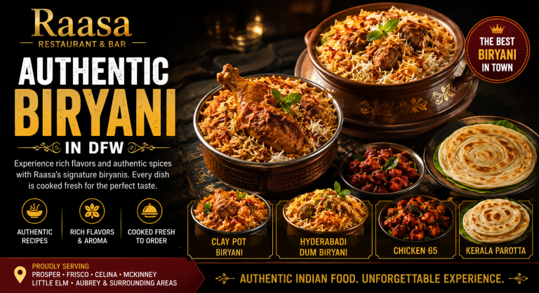Authentic Biryani in DFW